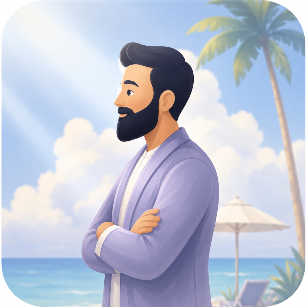 Muslim Groom Profile Beach